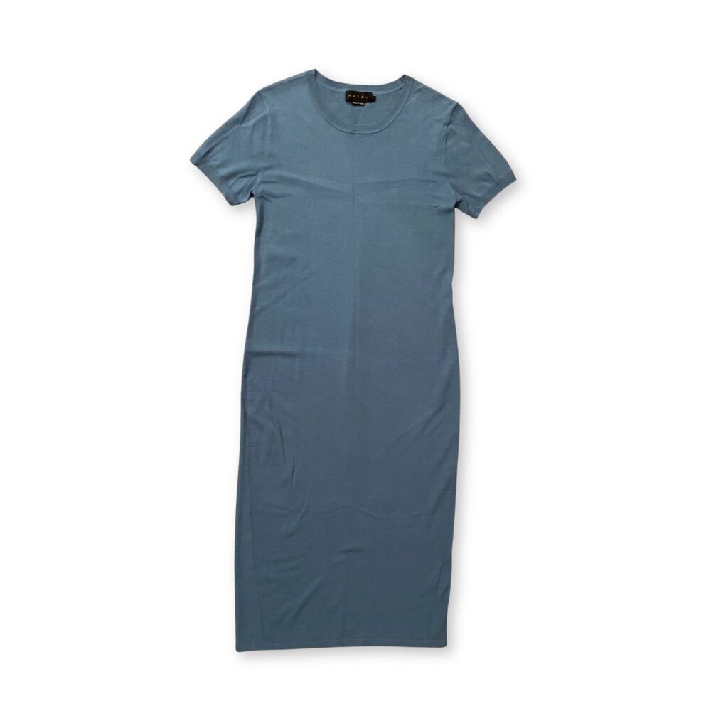 NWOT Hatch The Eliza Dress Denim Blue Size 3